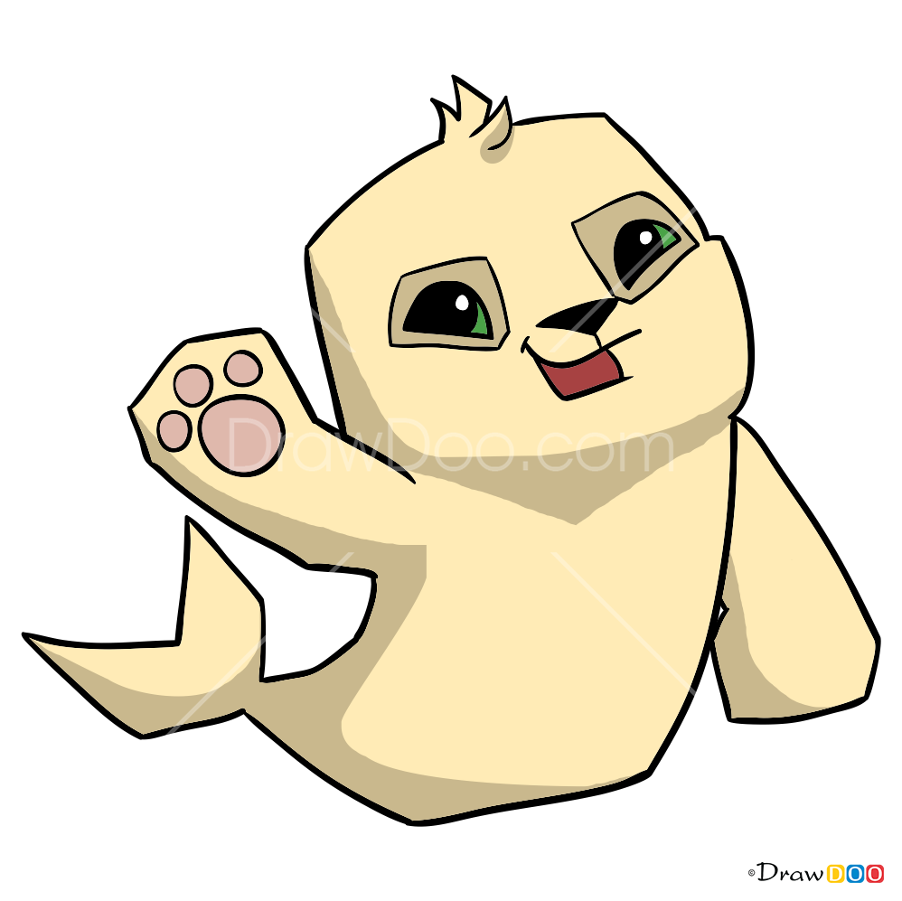 How to Draw Seal, Animal Jam